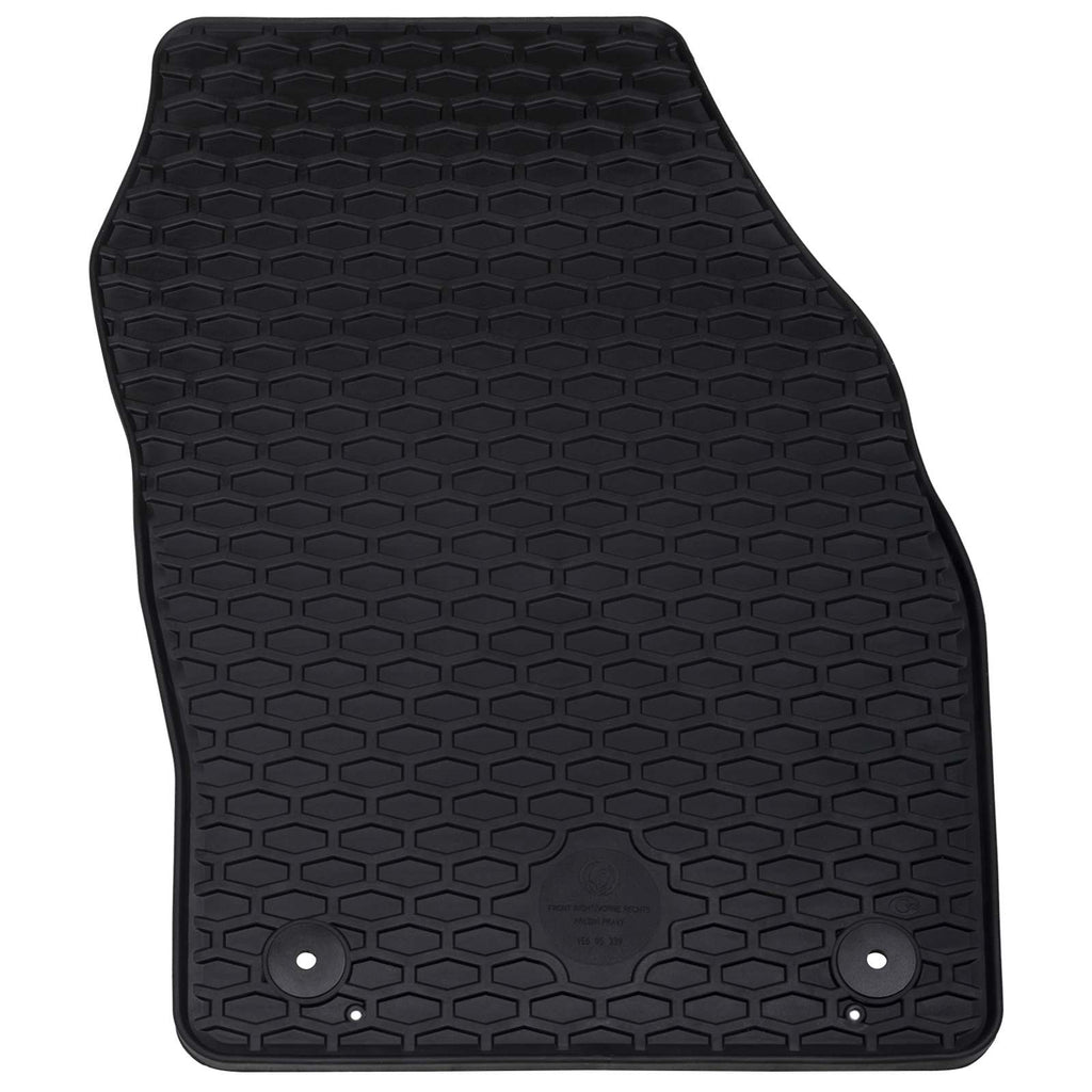 Autofußmatte 4 pcs Schwarz geeignet für VW T-CROSS 2019- Gummi
