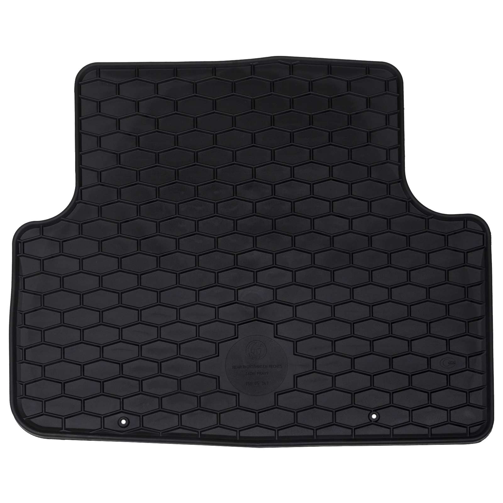 Autofußmatte 4 pcs Schwarz geeignet für VW T-CROSS 2019- Gummi