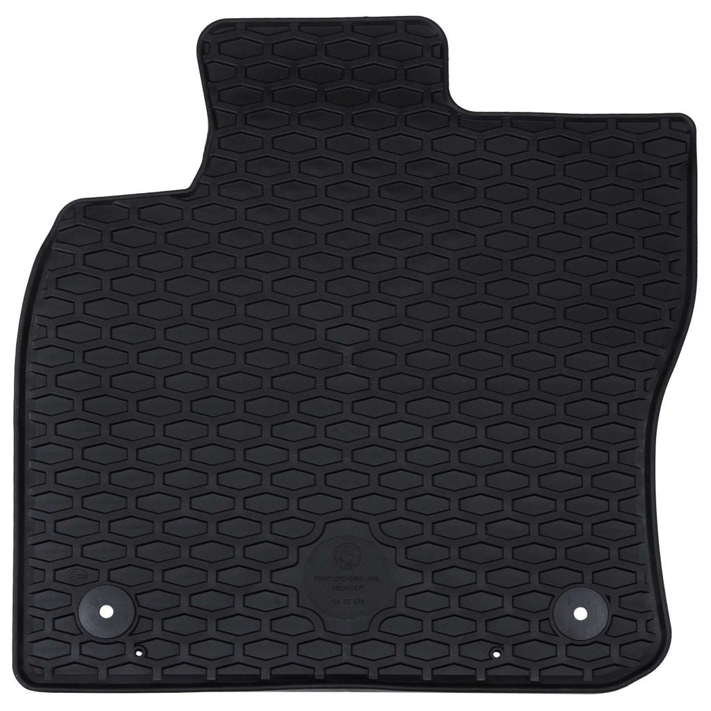 Autofußmatte 4 pcs Schwarz Geeignet für VW CADDY 2020- Gummi