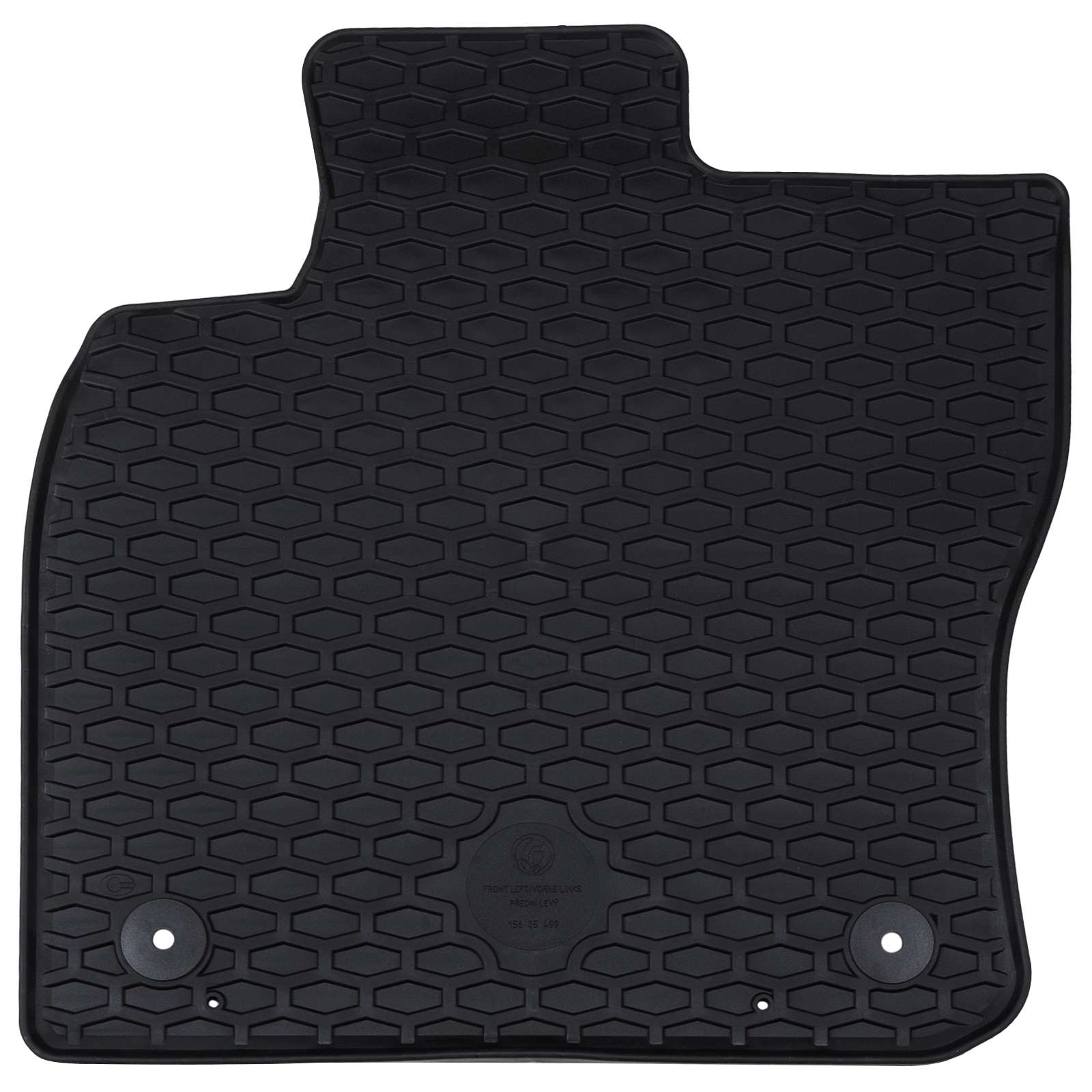 Autofußmatte 4 pcs Schwarz Geeignet für VW CADDY 2020- Gummi