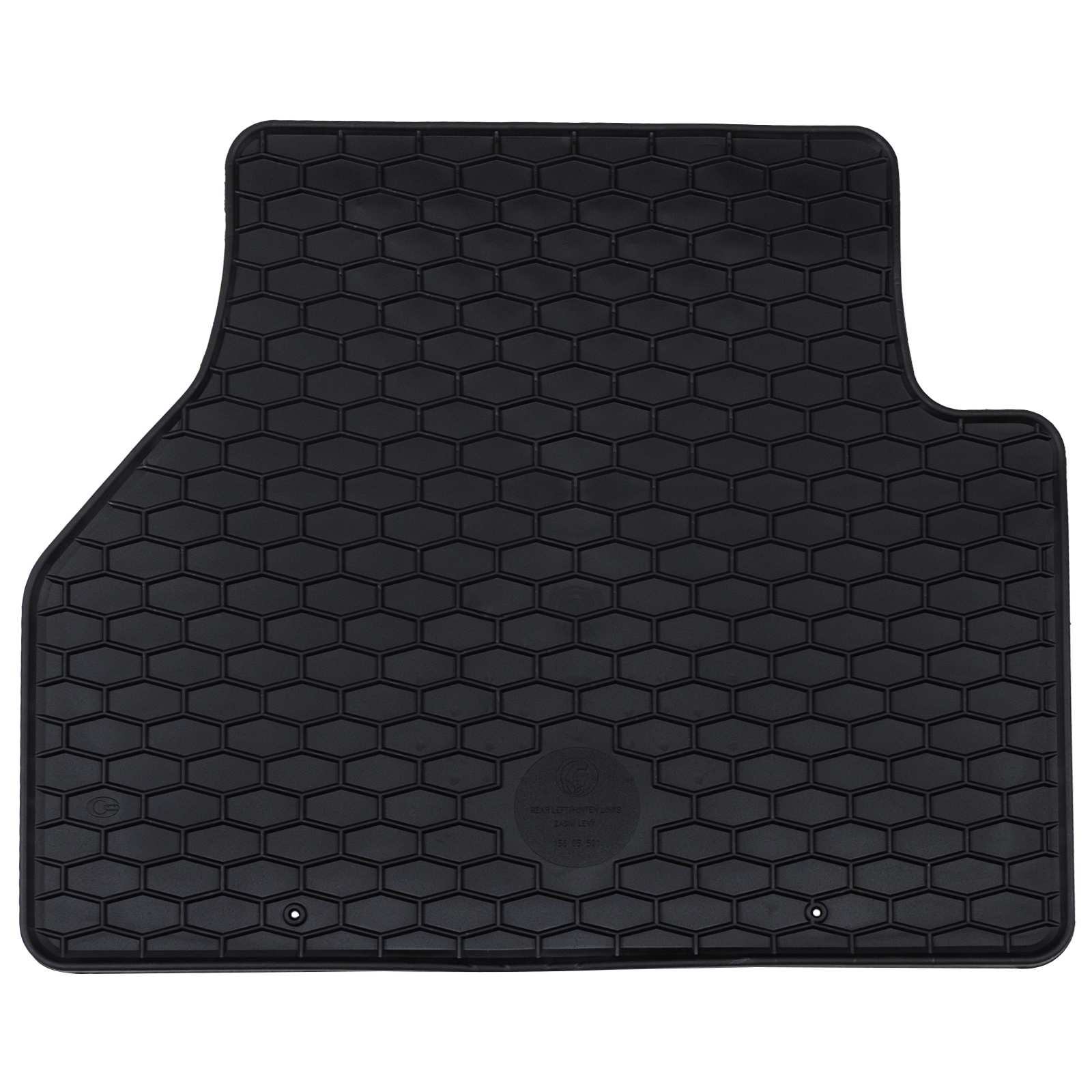 Autofußmatte 4 pcs Schwarz Geeignet für VW CADDY 2020- Gummi