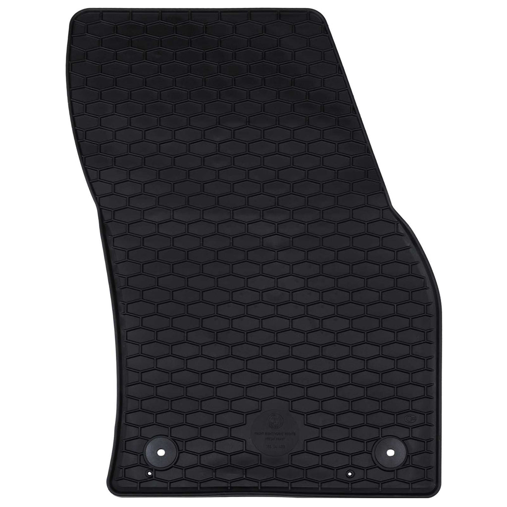 Autofußmatte 4 pcs Schwarz geeignet für Sitz ATECA 2016- Gummi
