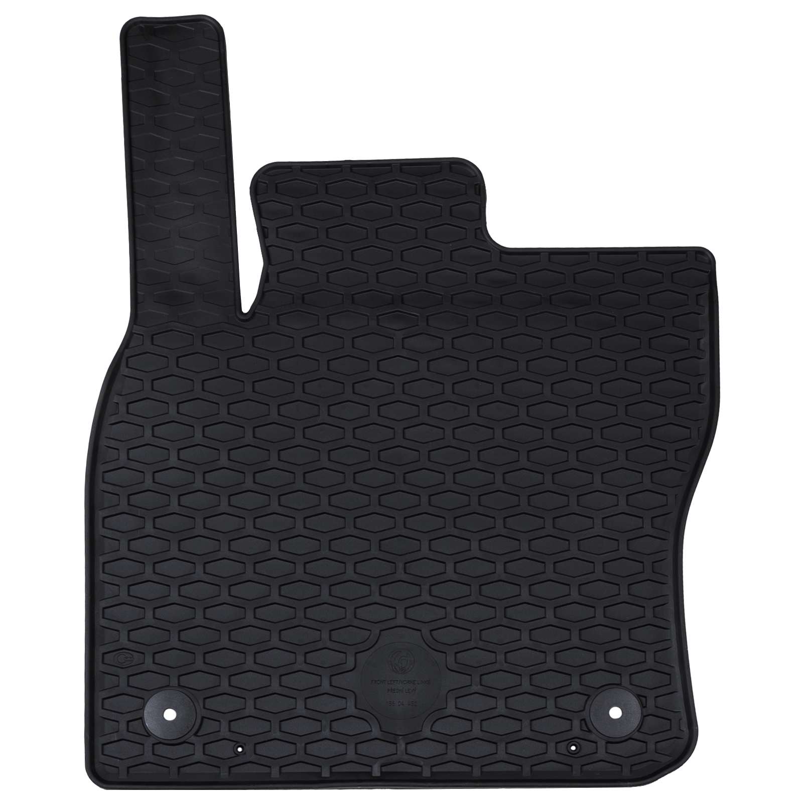Autofußmatte 4 pcs Schwarz geeignet für Sitz ATECA 2016- Gummi