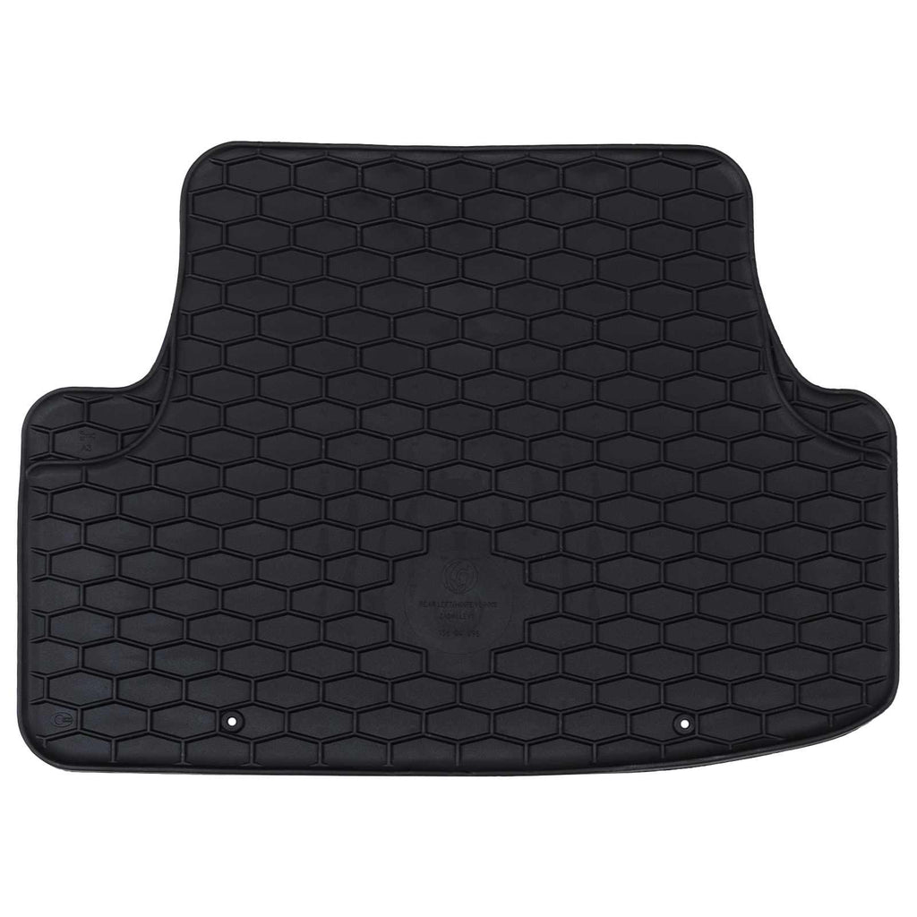 Autofußmatte 4 pcs Schwarz geeignet für Sitz ATECA 2016- Gummi