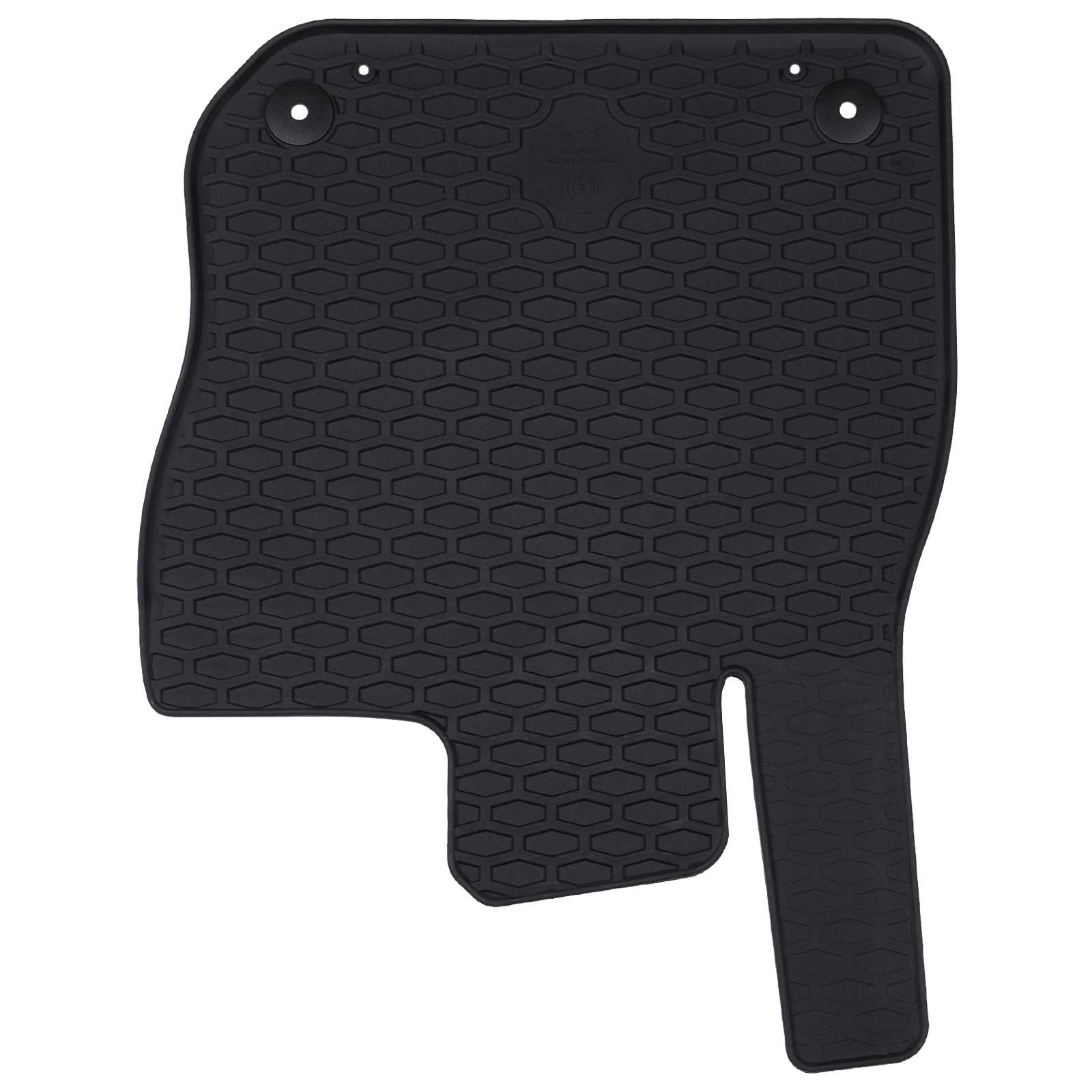 Autofußmatte 4 pcs Schwarz Gummi
