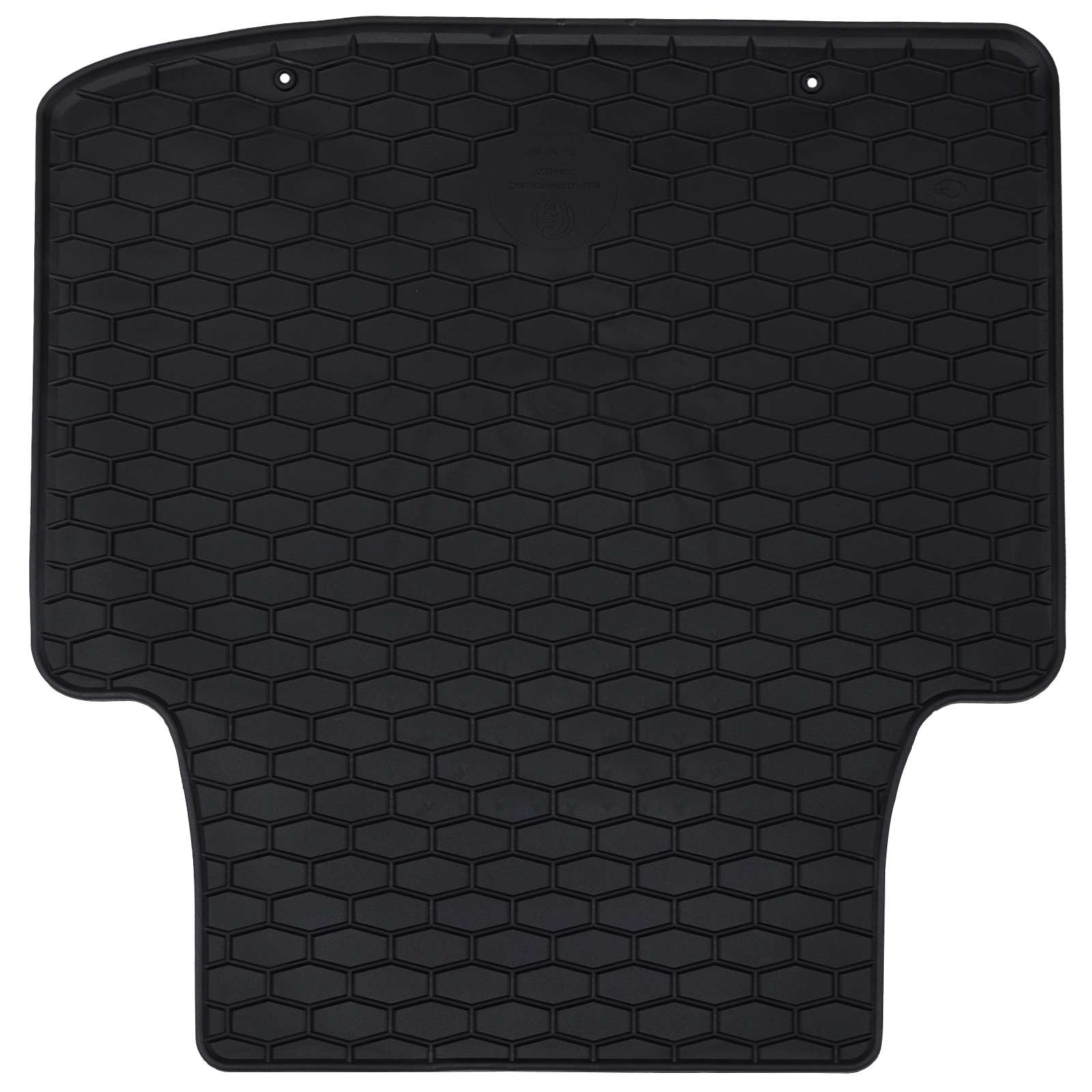 Autofußmatte 4 pcs Schwarz Gummi