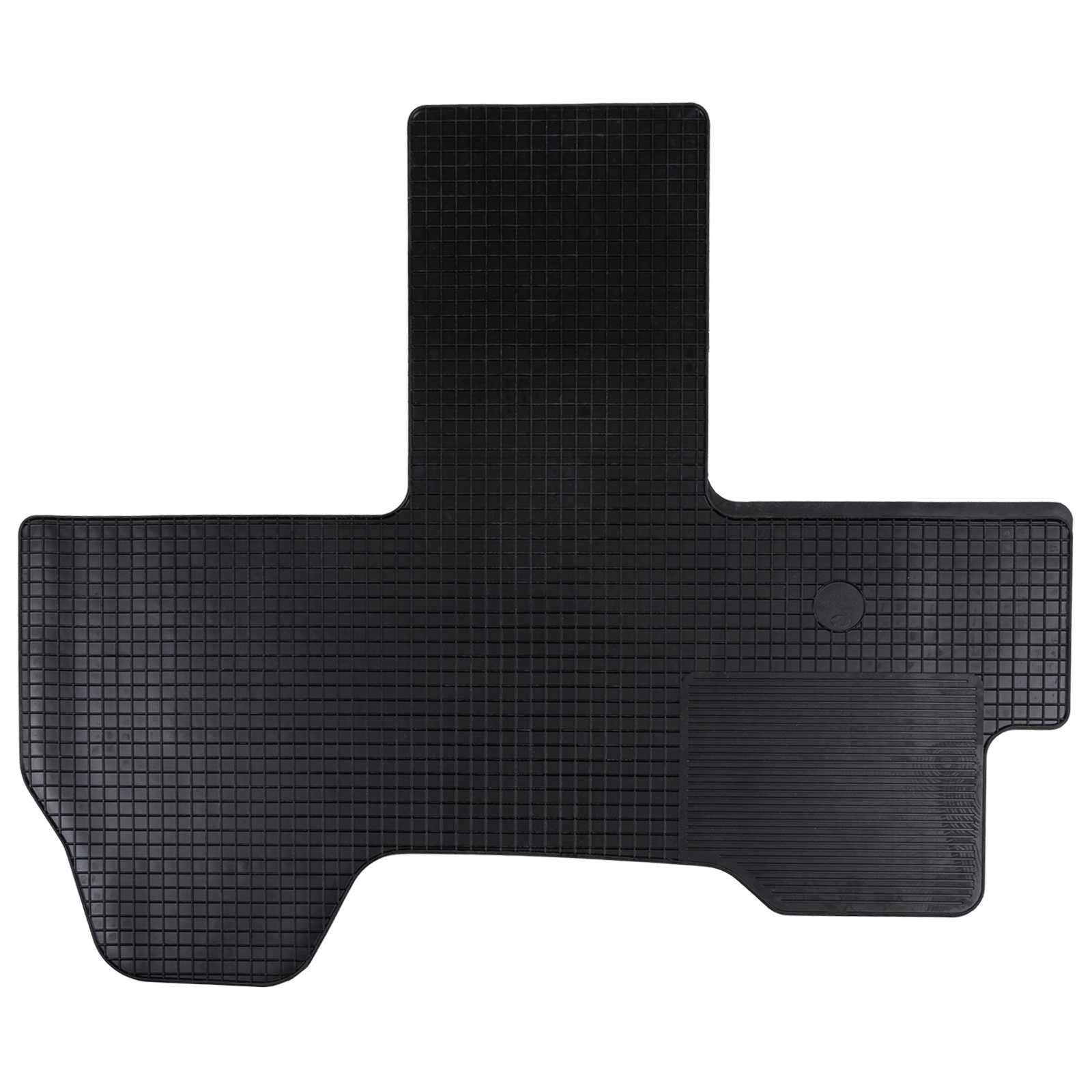 Autofußmatte Schwarz Geeignet für CITROEN JUMPER 2006- Gummi