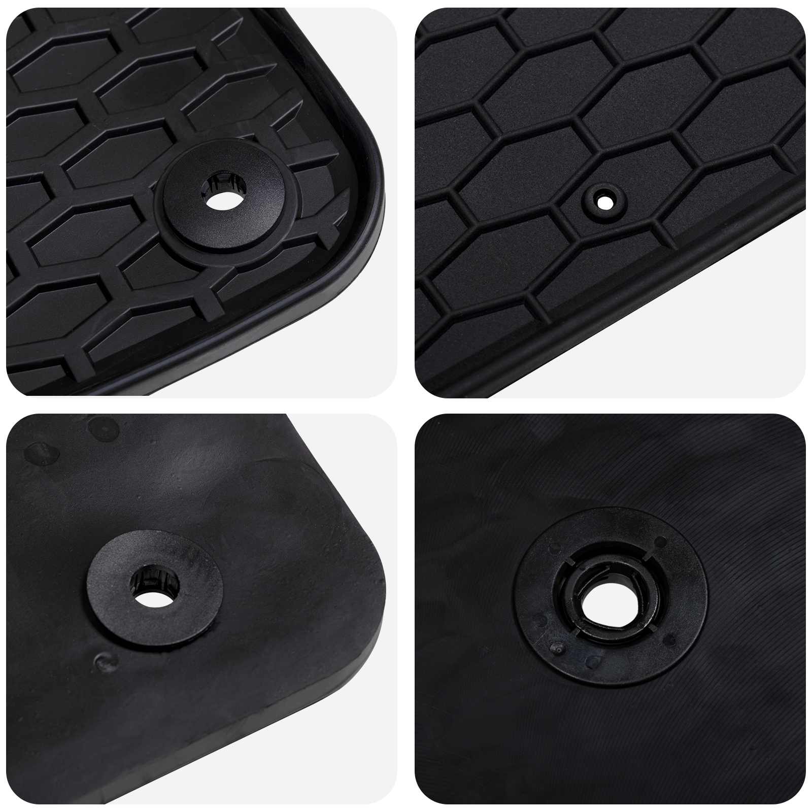 Autofußmatte 4 pcs Schwarz Geeignet für Audi Q4 etron 2022-