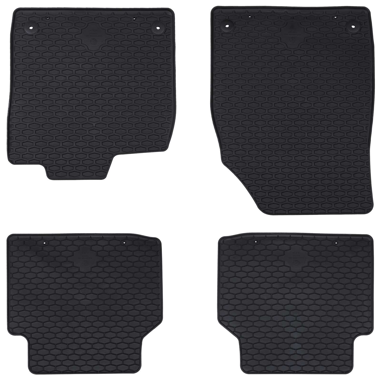 Autofußmatte 4 pcs Schwarz Geeignet für Audi Q4 etron 2022-