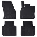 Autofußmatte 4 pcs Schwarz Geeignet für Škoda KODIAQ 2017-2023