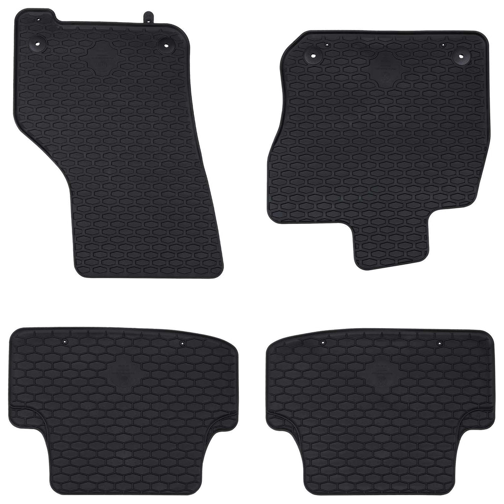 Autofußmatte 4 pcs Schwarz Geeignet für VW GOLF VIII MHEV 2020-