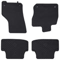Autofußmatte 4 pcs Schwarz Geeignet für VW GOLF VIII MHEV 2020-