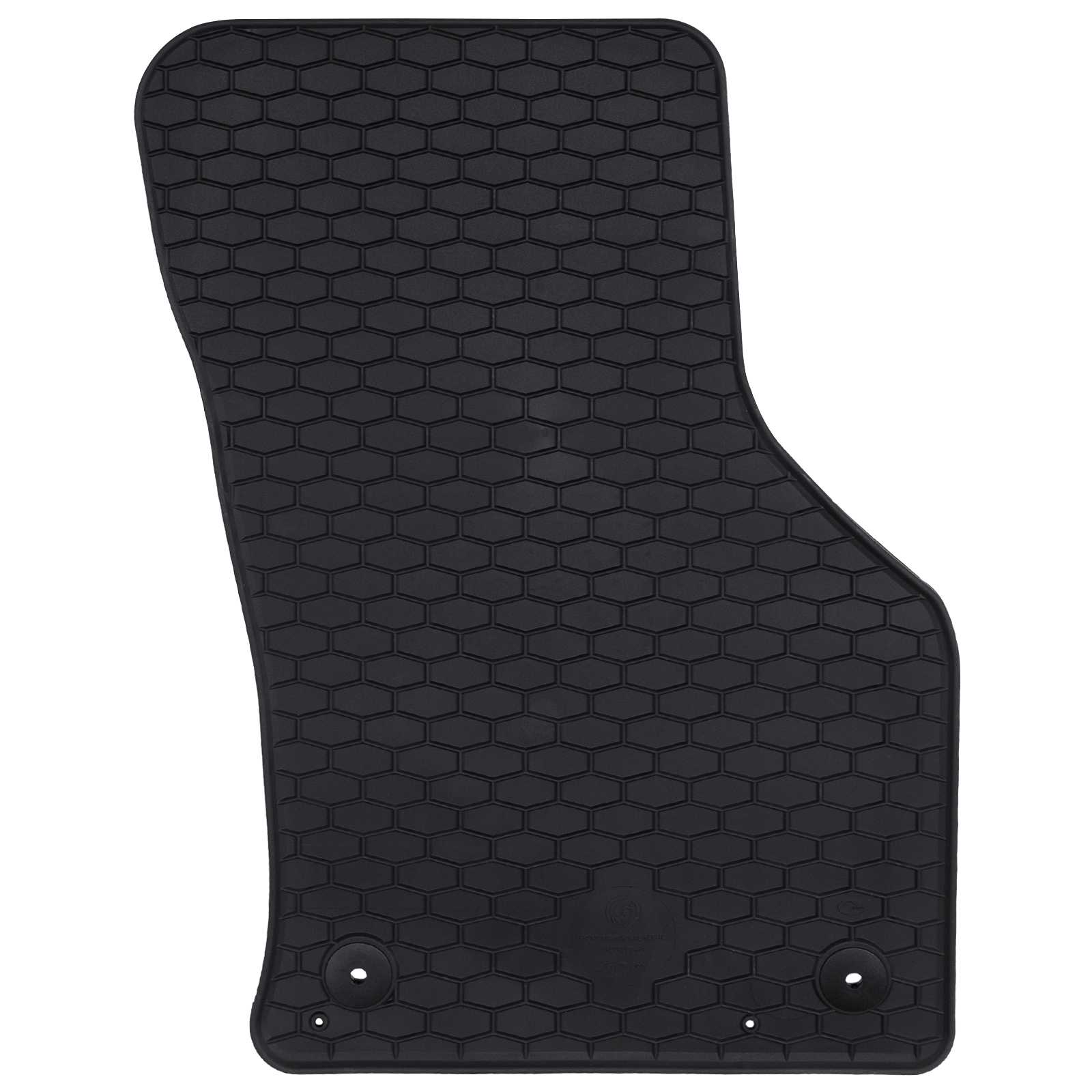 Autofußmatte 4 pcs Schwarz Gummi