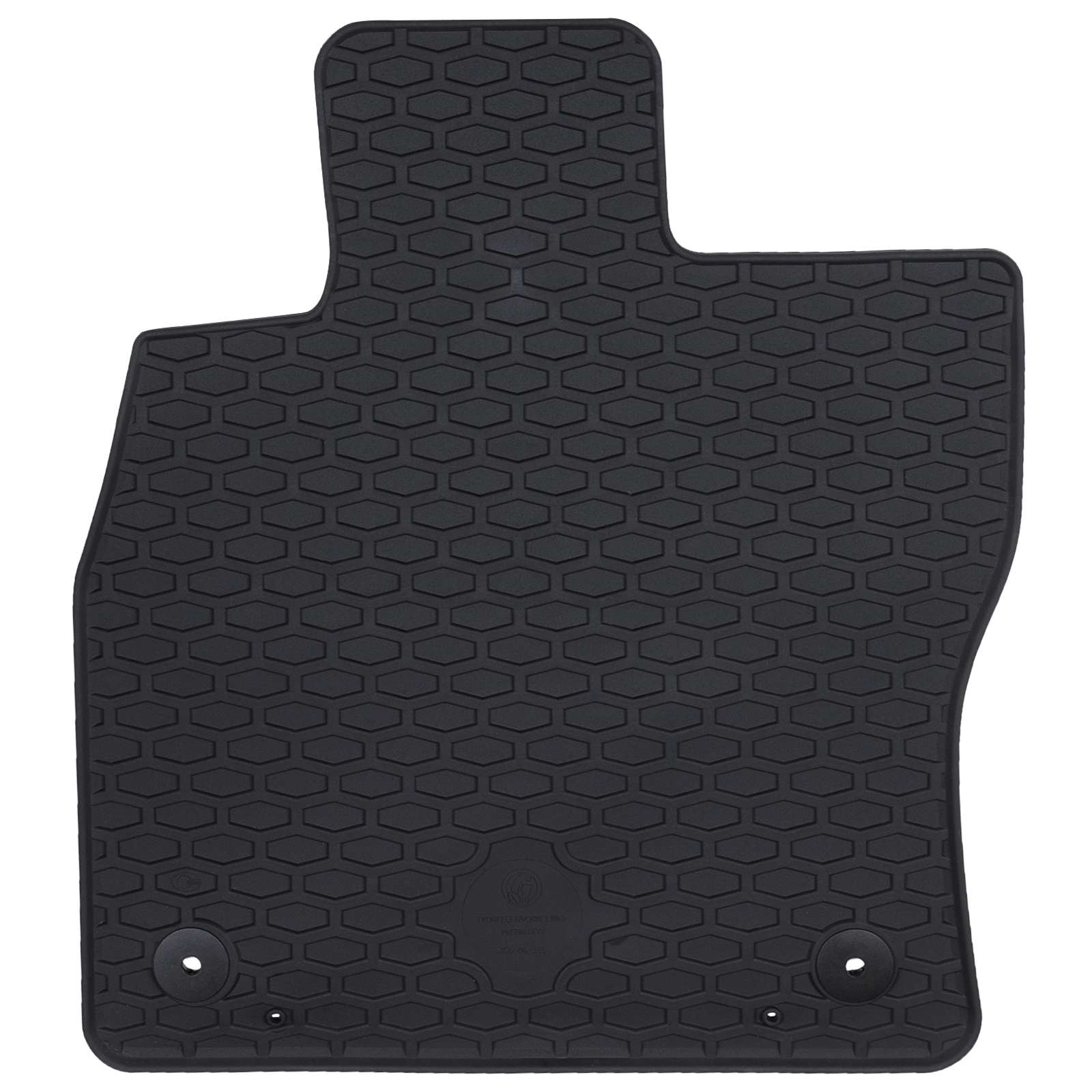 Autofußmatte 4 pcs Schwarz Gummi