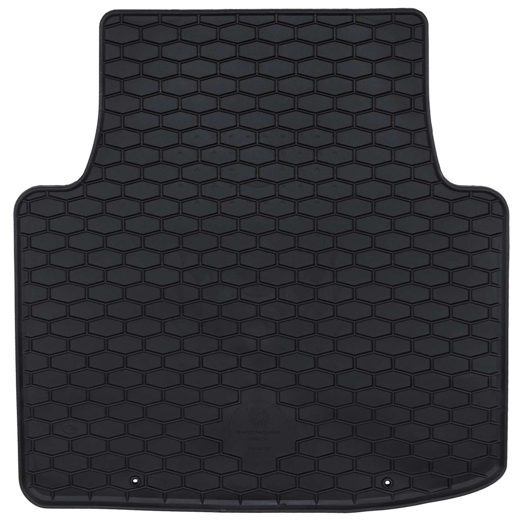 Autofußmatte 4 pcs Schwarz Gummi