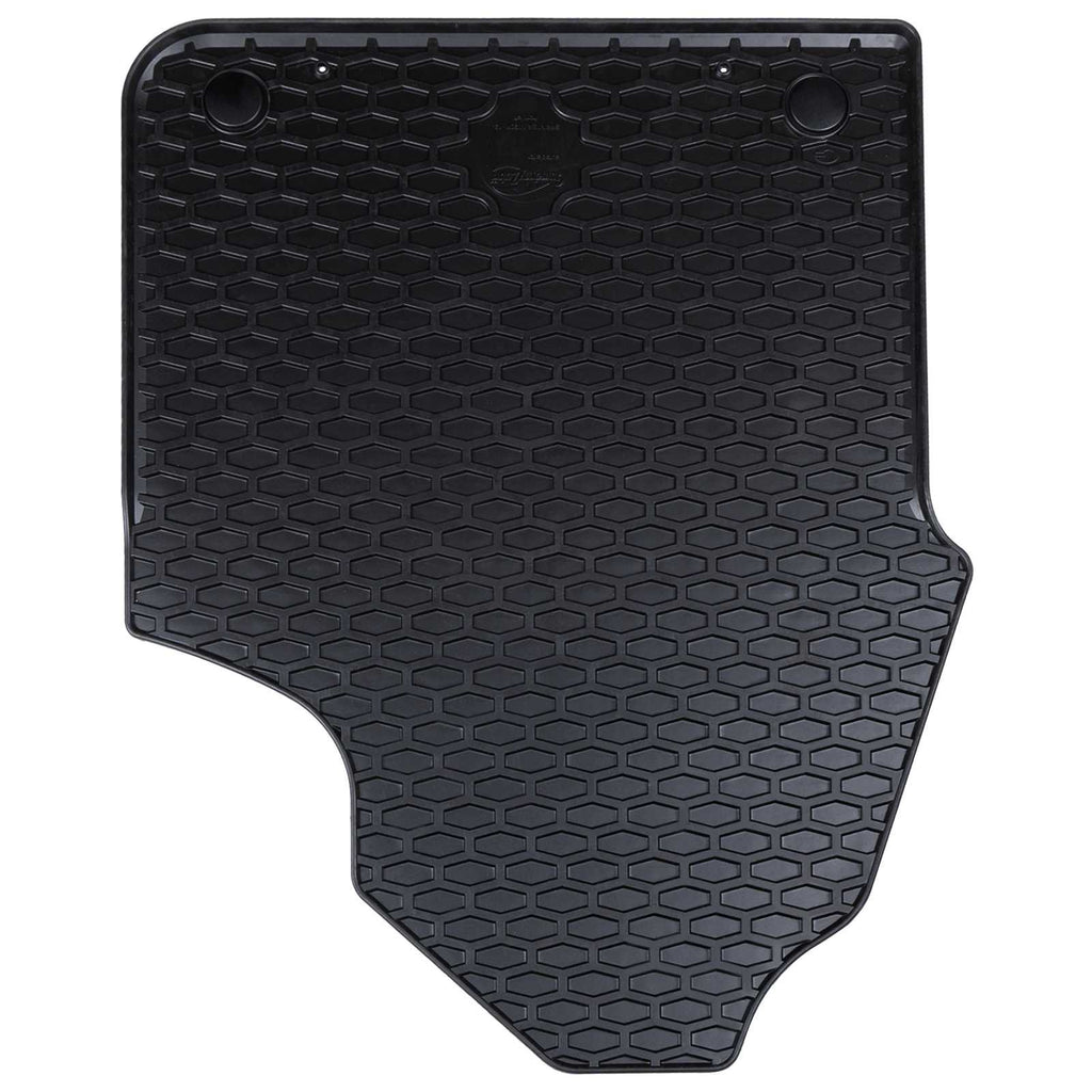 Autofußmatte 2 pcs Schwarz Gummi