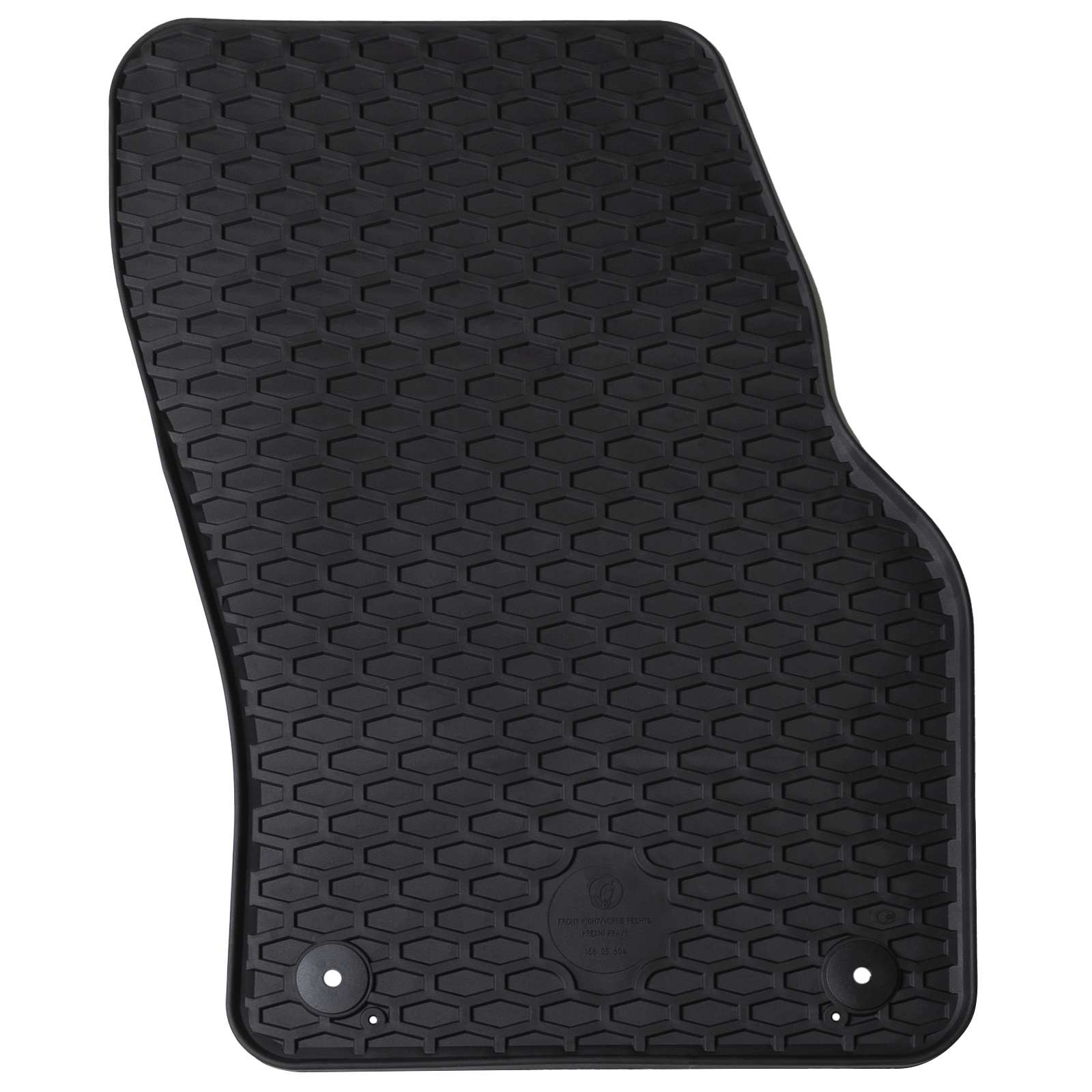 Autofußmatte 4 pcs Schwarz Geeignet für Audi Q3 2019-2025 Gummi