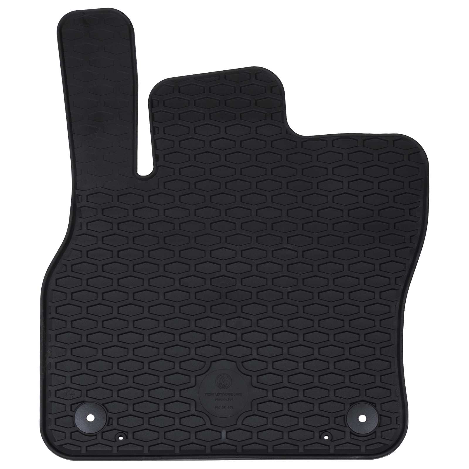Autofußmatte 4 pcs Schwarz Geeignet für Audi Q3 2019-2025 Gummi