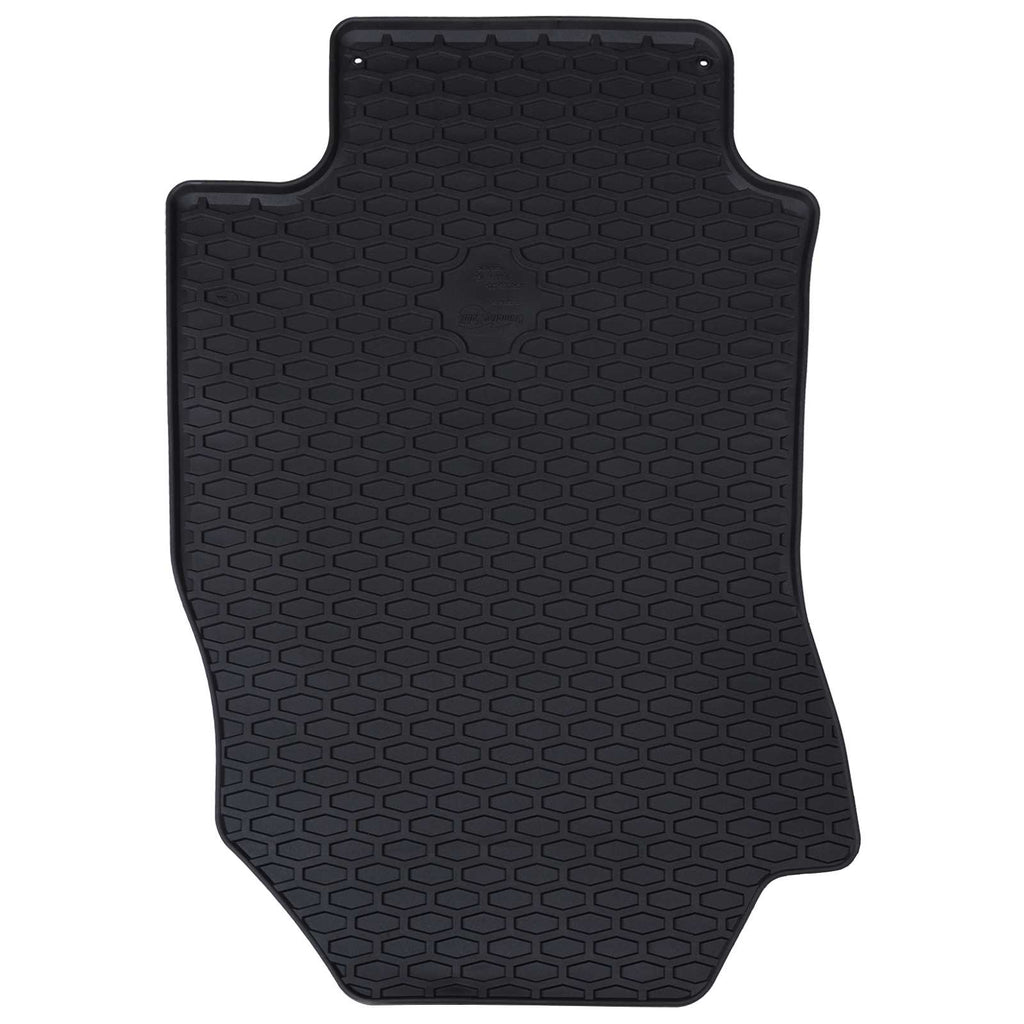 Autofußmatte 4 pcs Schwarz Gummi