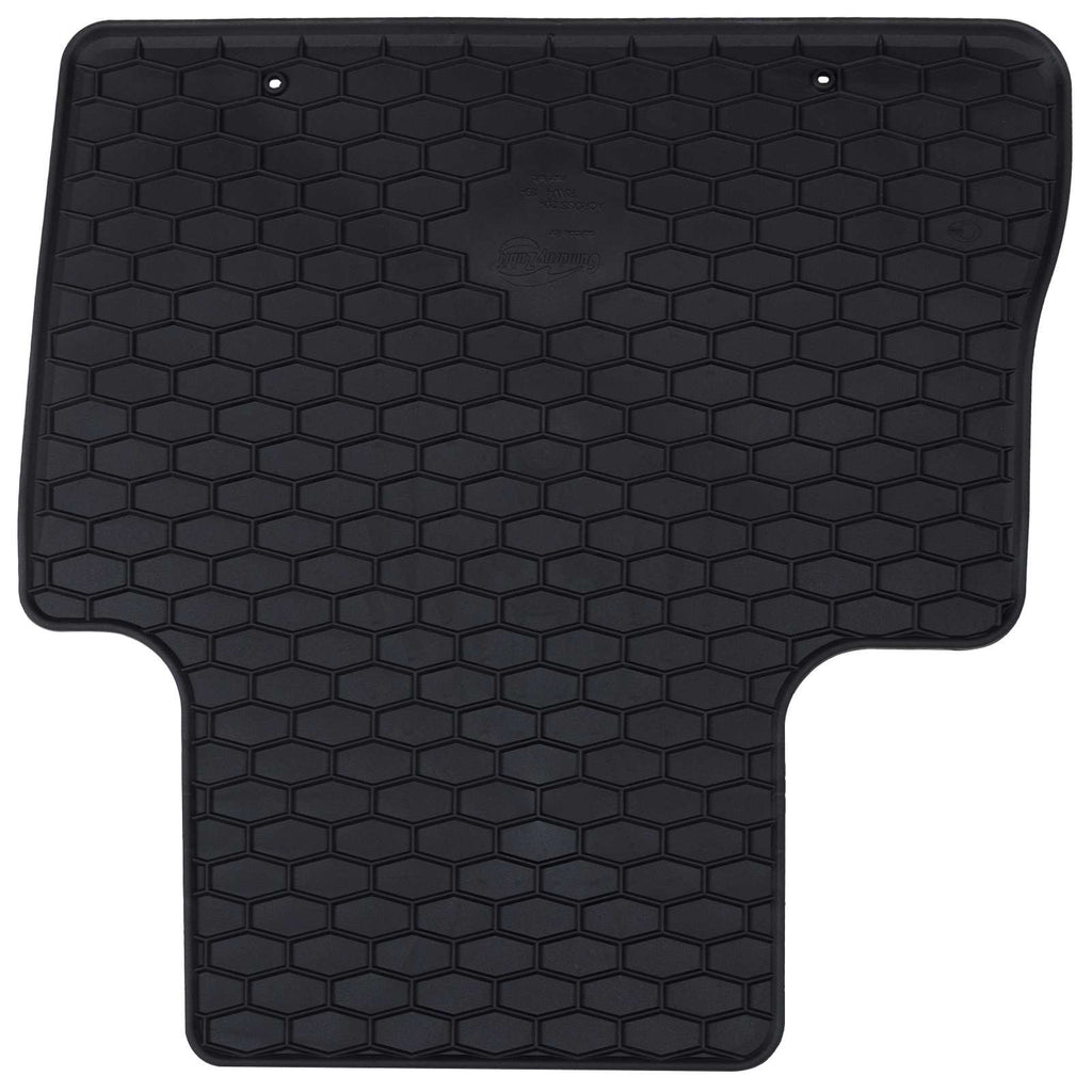 Autofußmatte 4 pcs Schwarz Gummi