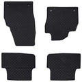 Autofußmatte 4 pcs Schwarz Geeignet für VW POLO 2021- Gummi