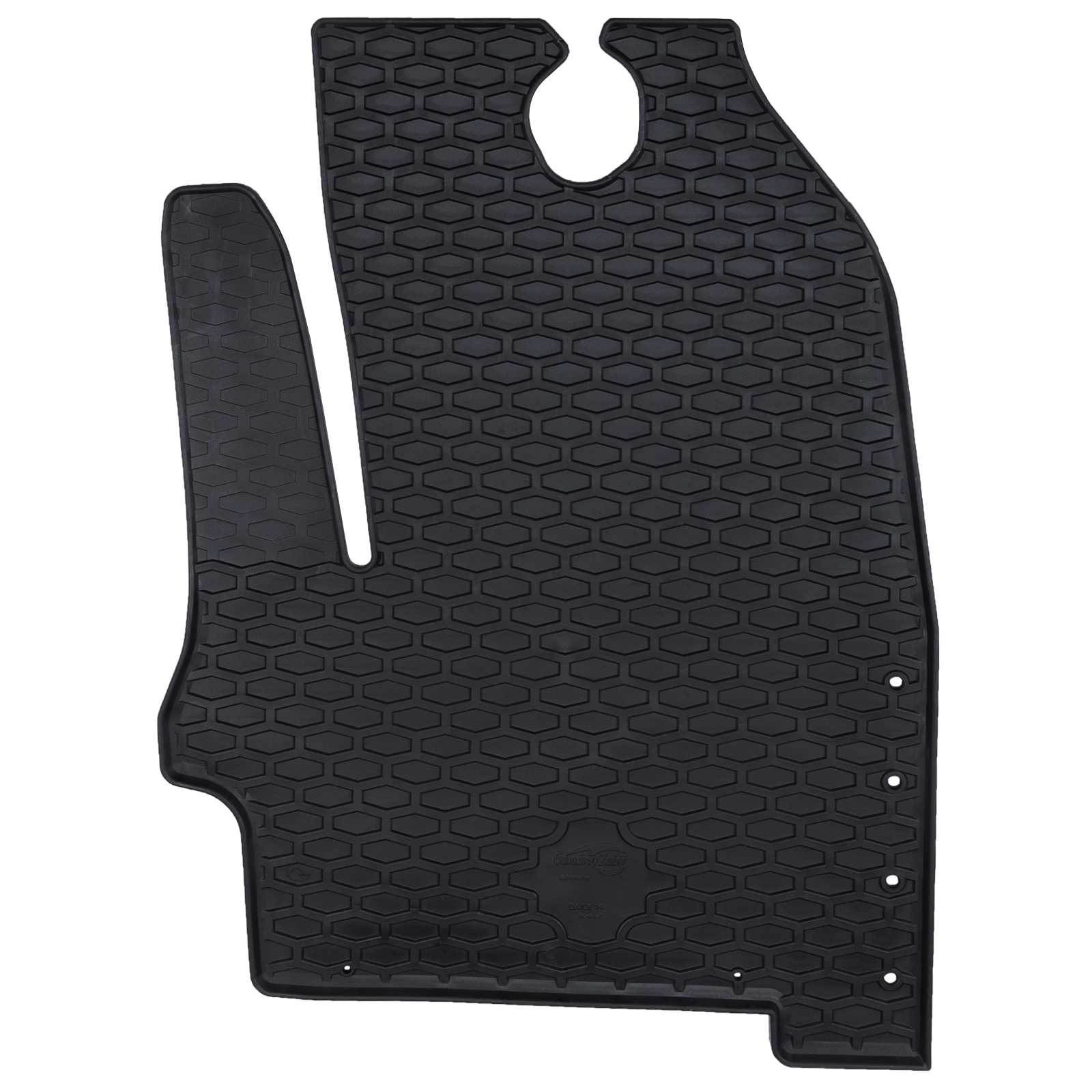 Autofußmatte 3 pcs Schwarz Geeignet für Iveco DAILY 2014- Gummi