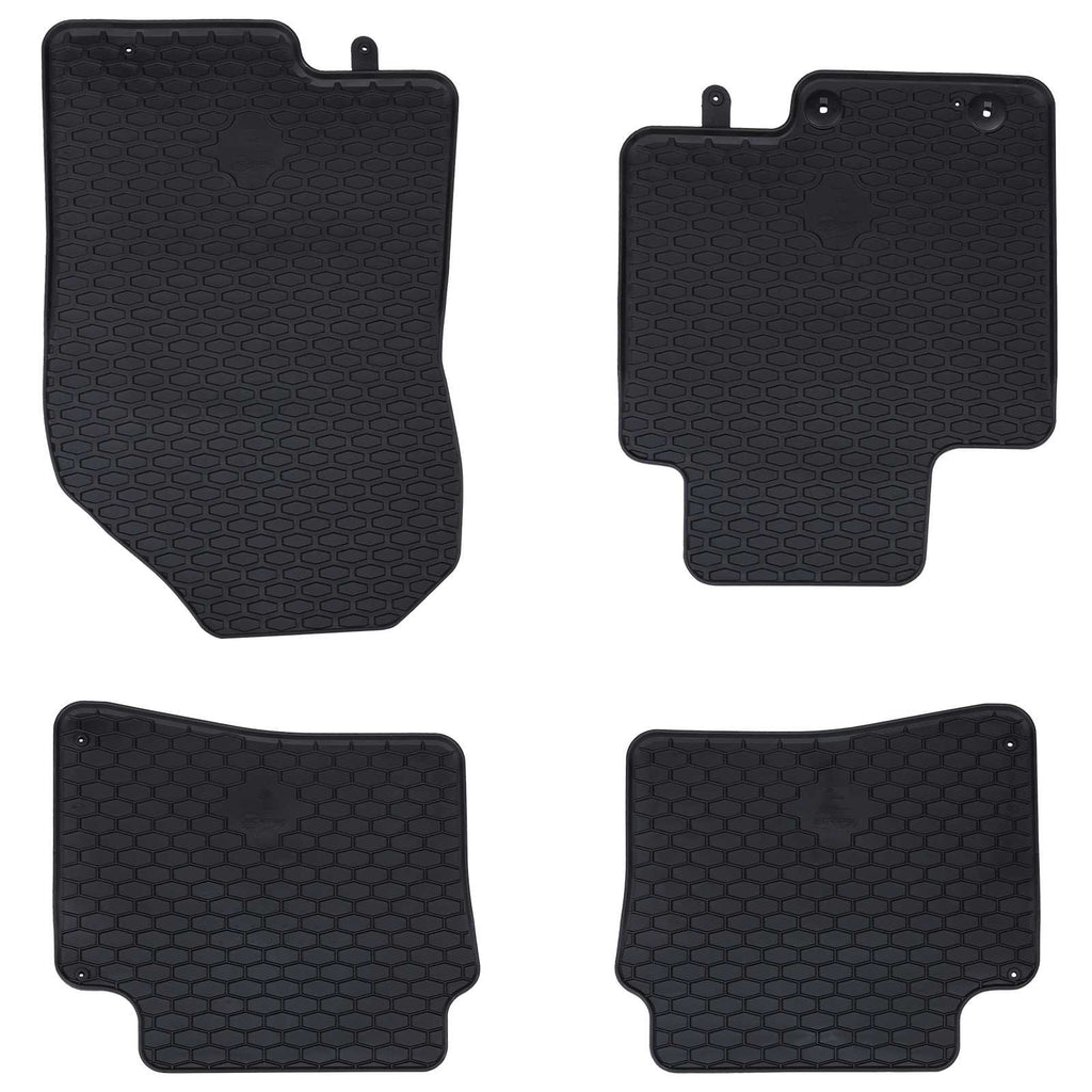 Autofußmatte 4 pcs Schwarz geeignet für Hyundai i20 2020- Gummi