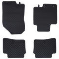 Autofußmatte 4 pcs Schwarz geeignet für Hyundai i20 2020- Gummi
