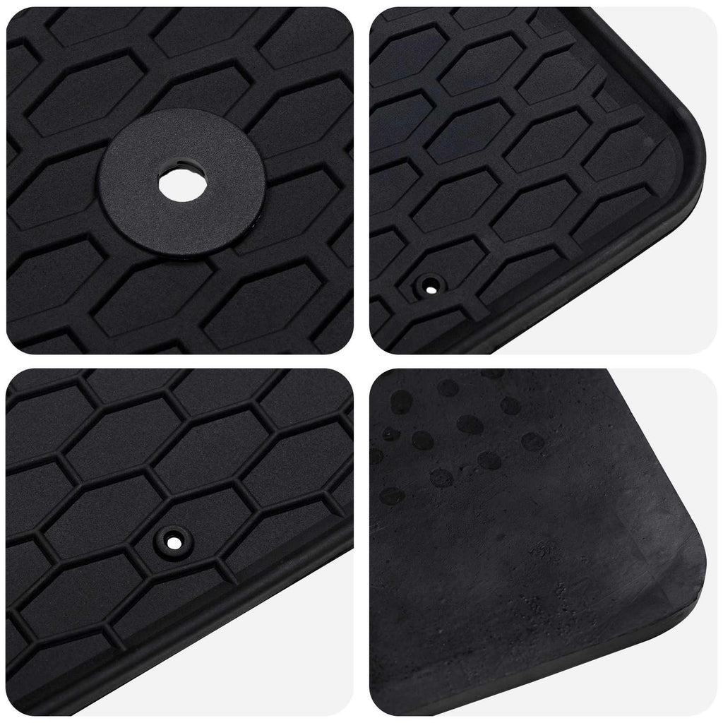 Autofußmatte 4 pcs Schwarz Geeignet für Škoda KODIAQ TDI 2024-