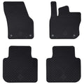 Autofußmatte 4 pcs Schwarz Geeignet für Škoda KODIAQ TDI 2024-
