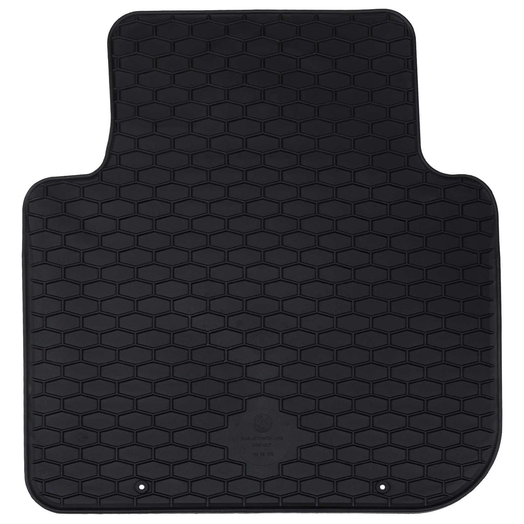 Autofußmatte 4 pcs Schwarz Geeignet für Škoda KODIAQ TDI 2024-