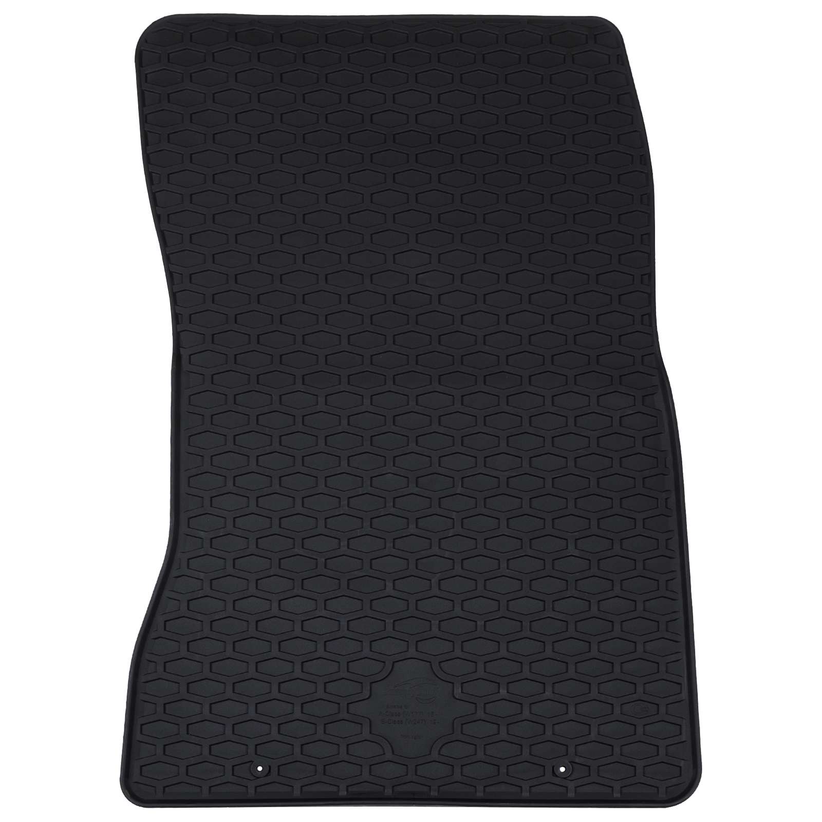 Autofußmatte 4 pcs Schwarz Geeignet für MERCEDES a 2018- Gummi