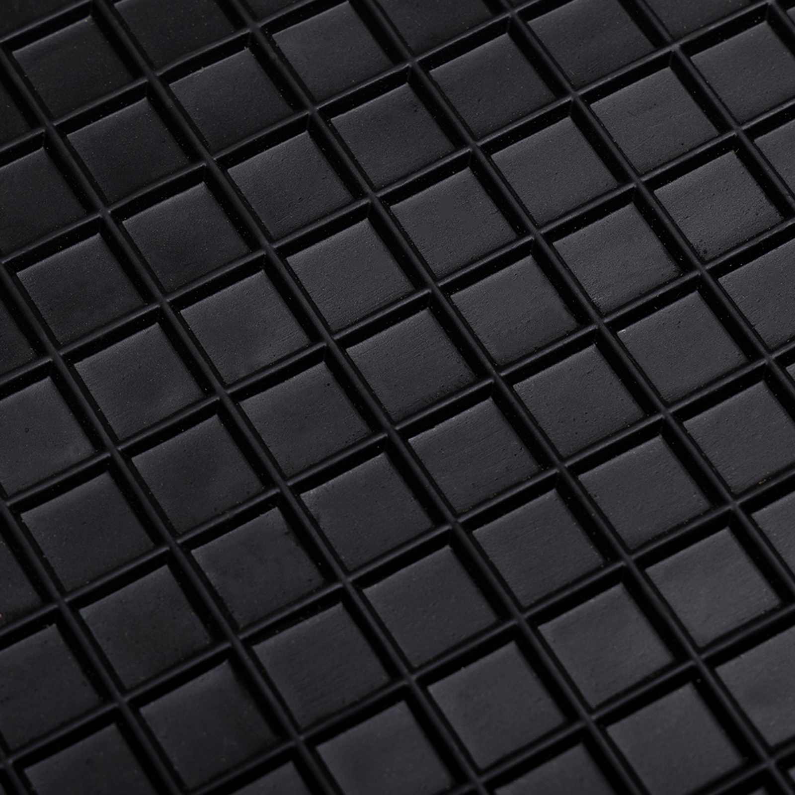 Autofußmatte 4 pcs Schwarz Gummi