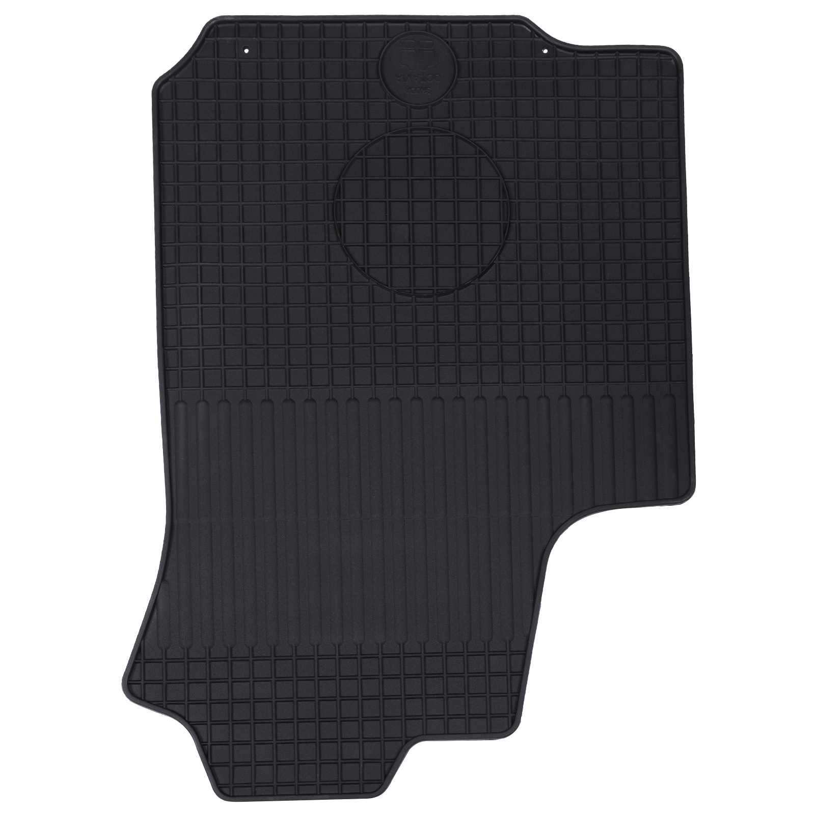 Autofußmatte 4 pcs Schwarz Gummi