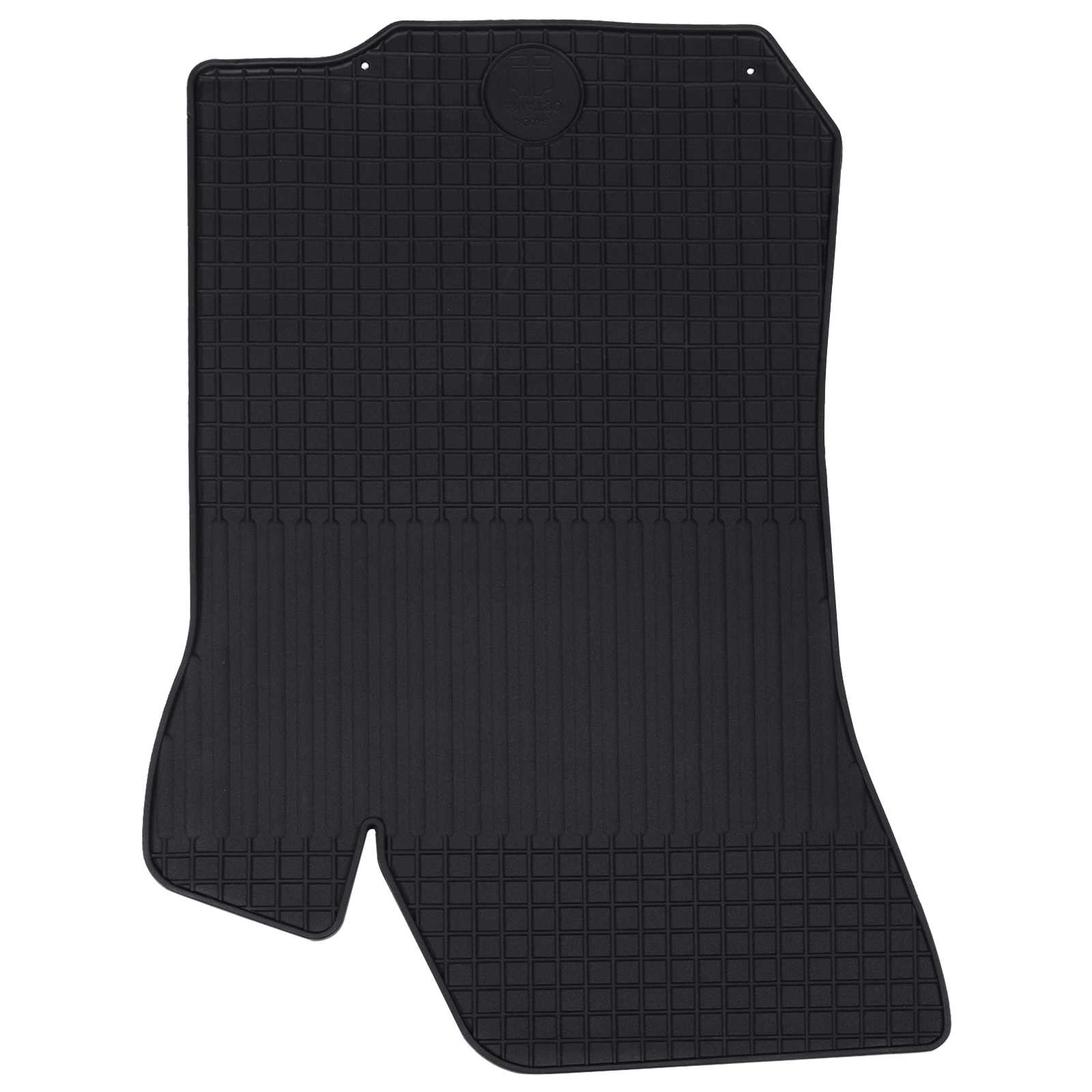 Autofußmatte 4 pcs Schwarz Gummi