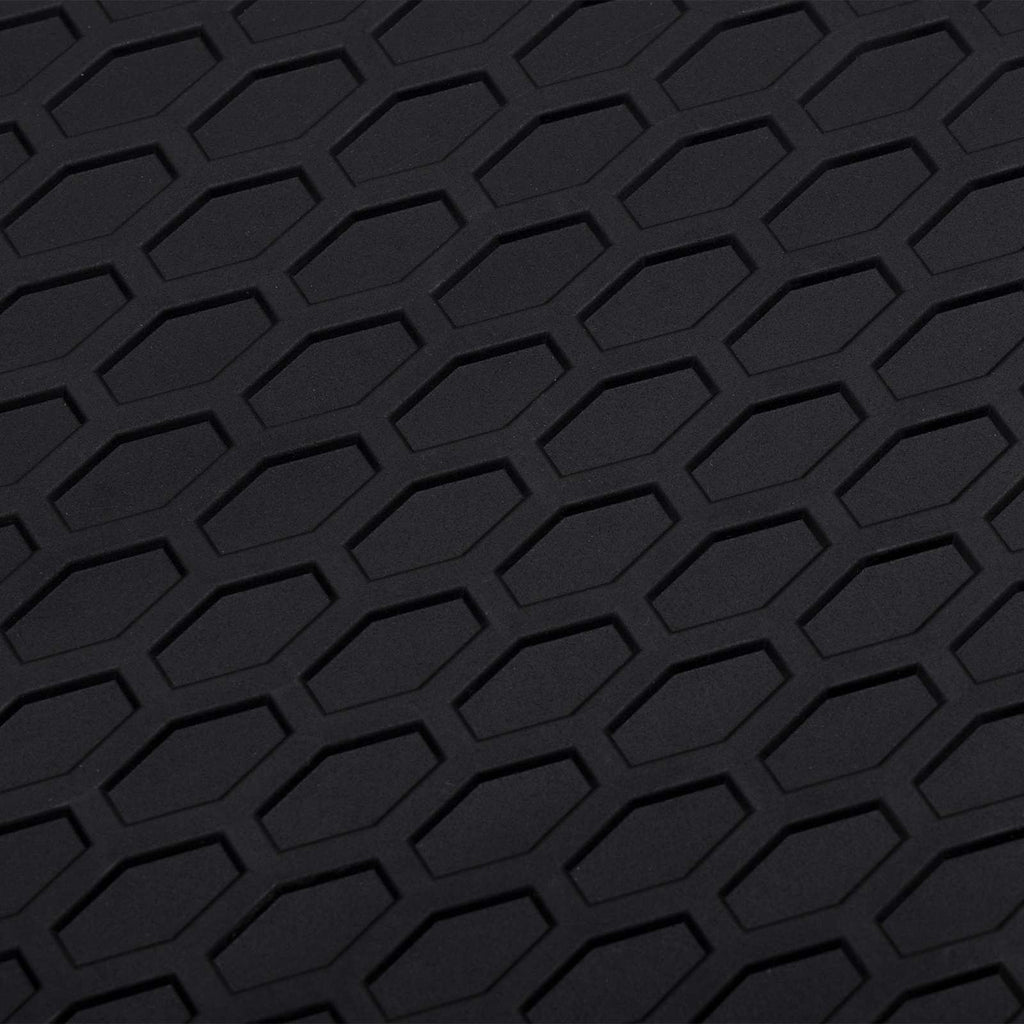 Autofußmatte 3 pcs Schwarz Geeignet für VW T5 2010-2015 Gummi
