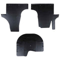 Autofußmatte 3 pcs Schwarz Geeignet für VW T5 2010-2015 Gummi