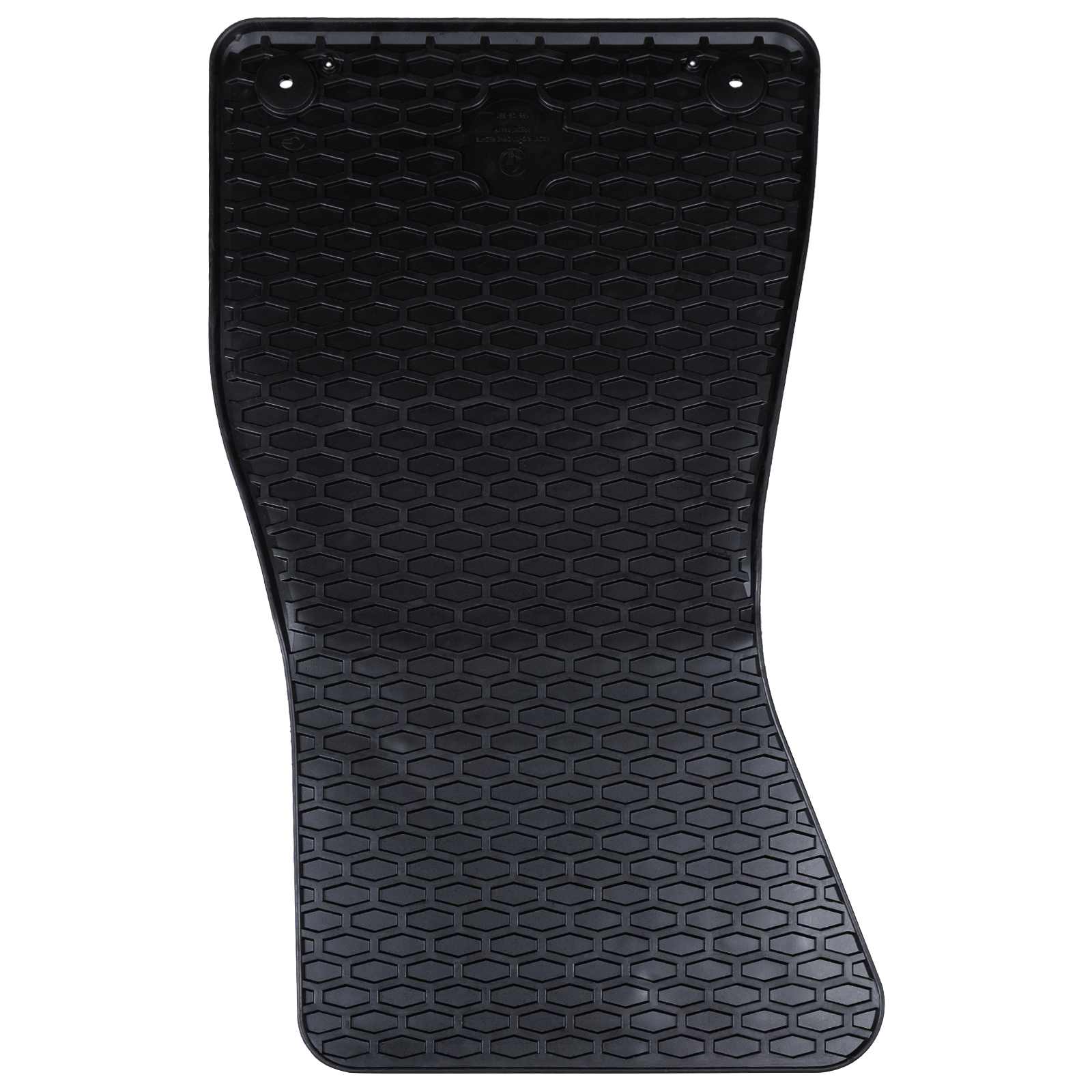 Autofußmatte 4 pcs Schwarz Gummi