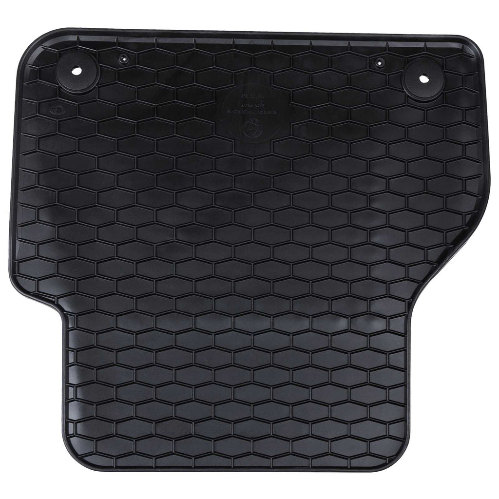 Autofußmatte 4 pcs Schwarz Gummi