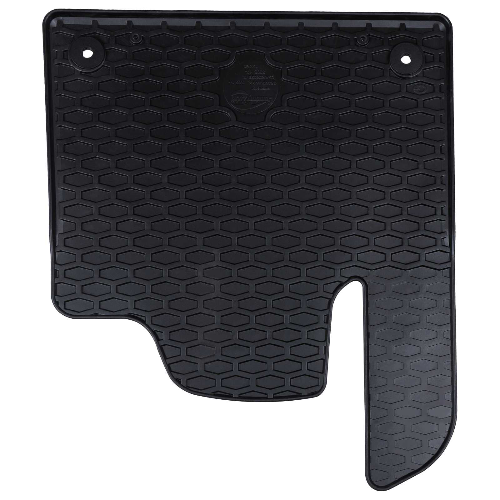 Autofußmatte 4 pcs Schwarz Gummi