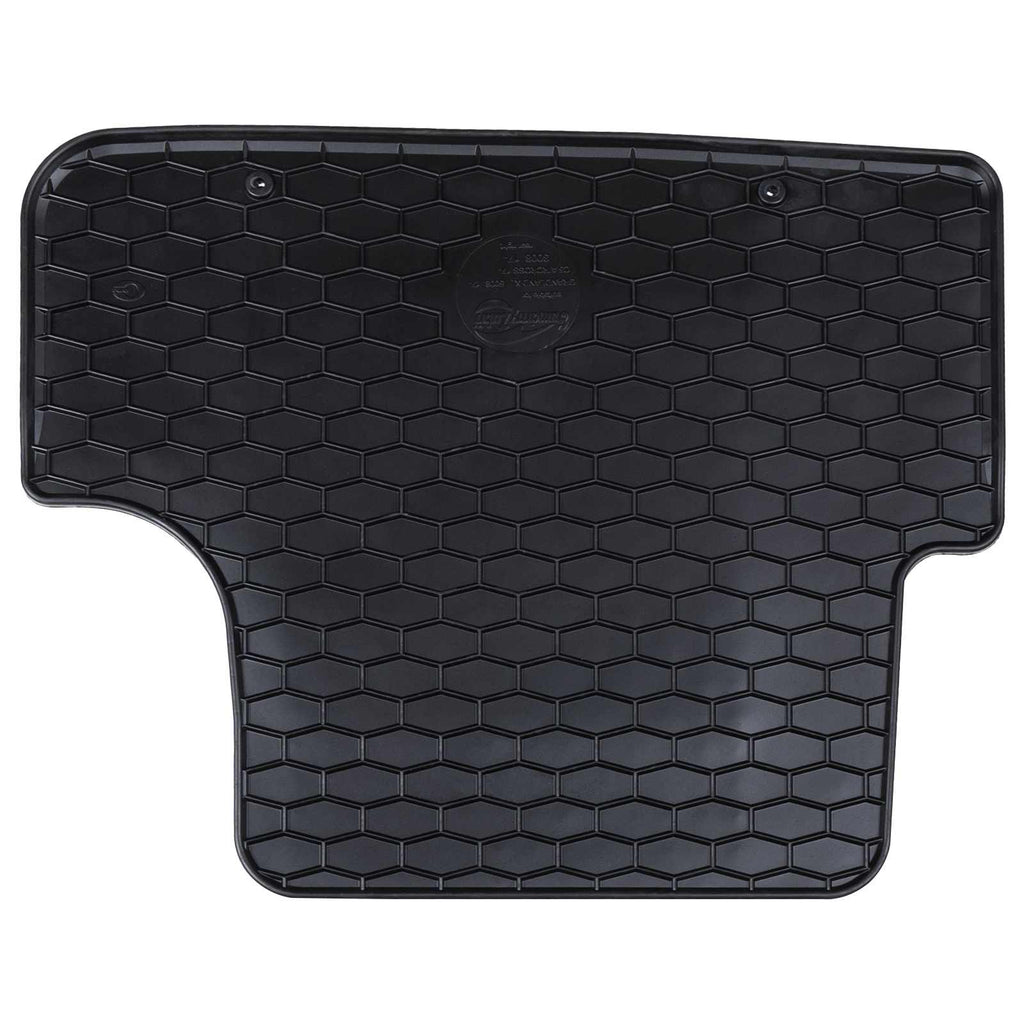 Autofußmatte 4 pcs Schwarz Gummi