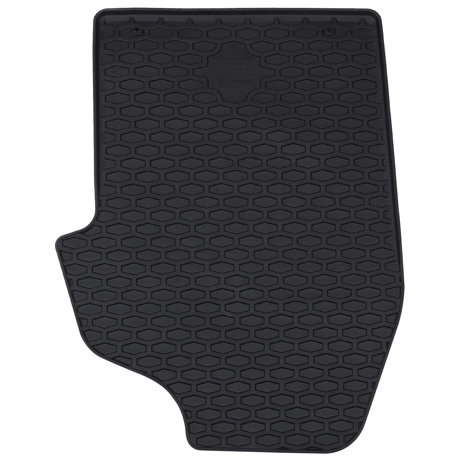 Autofußmatte 3 pcs Schwarz Gummi