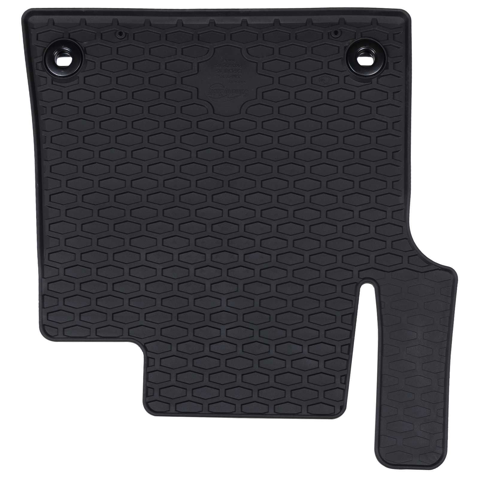 Autofußmatte 3 pcs Schwarz Gummi