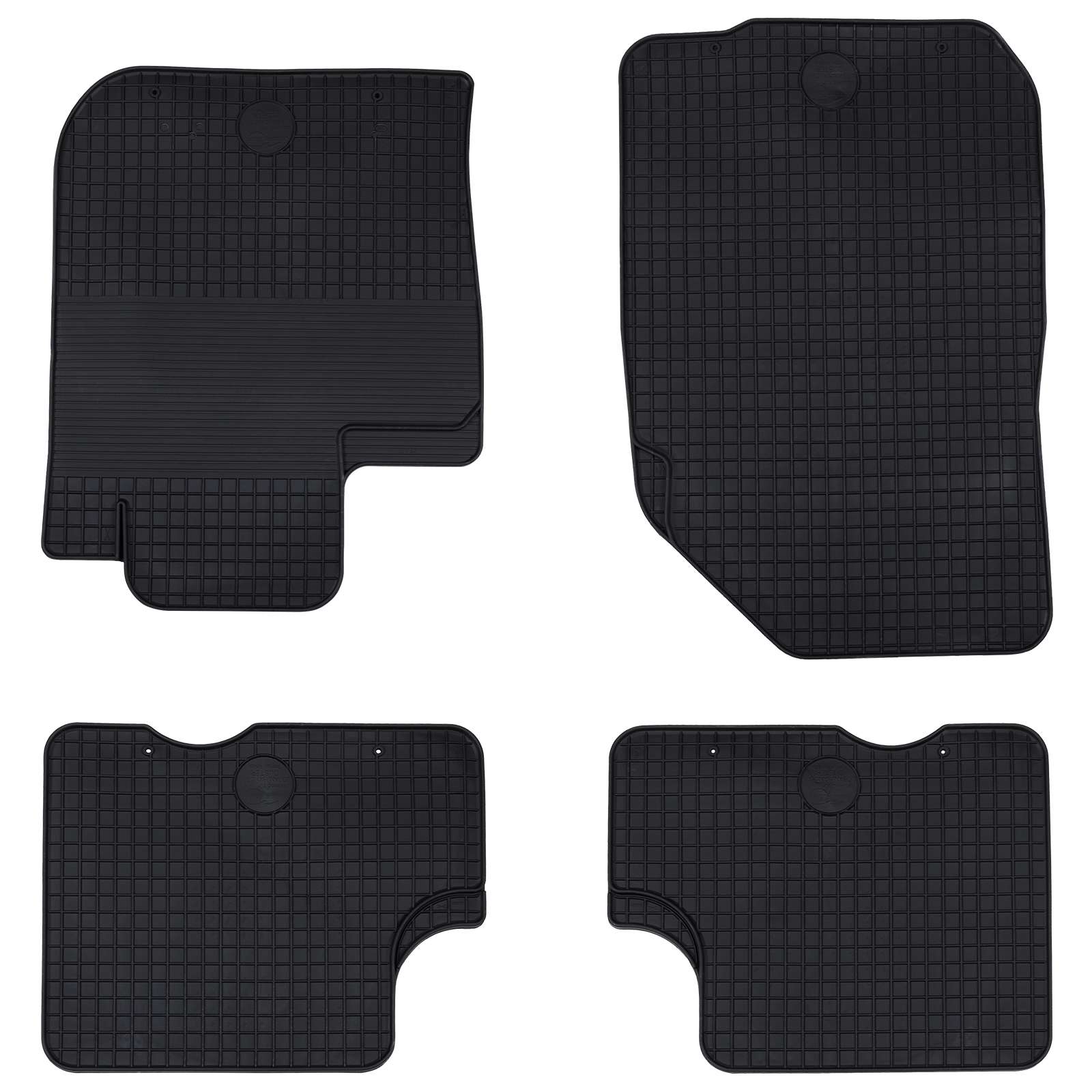 Autofußmatte 4 pcs Schwarz Geeignet für DACIA DUSTER 2010-2017