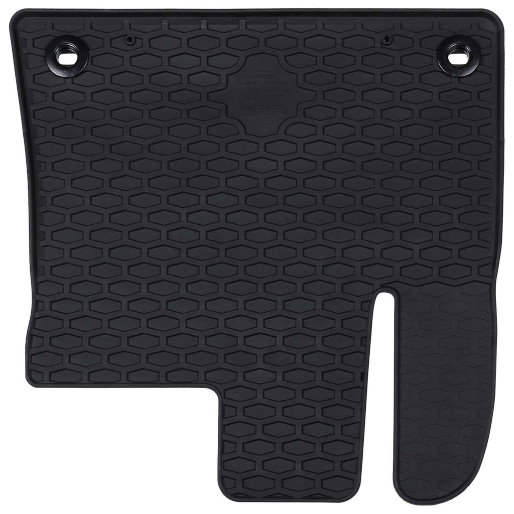 Autofußmatte 4 pcs Schwarz Gummi