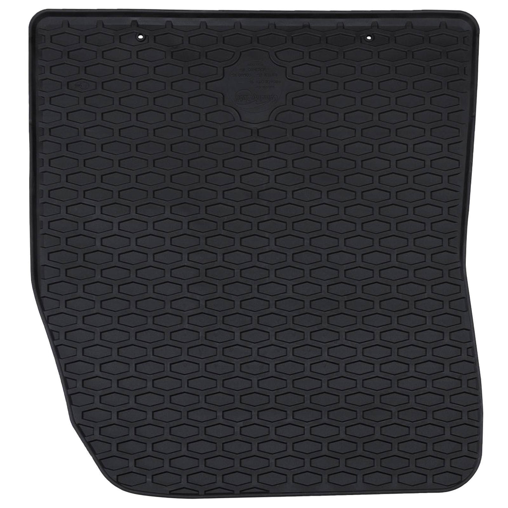 Autofußmatte 4 pcs Schwarz Gummi