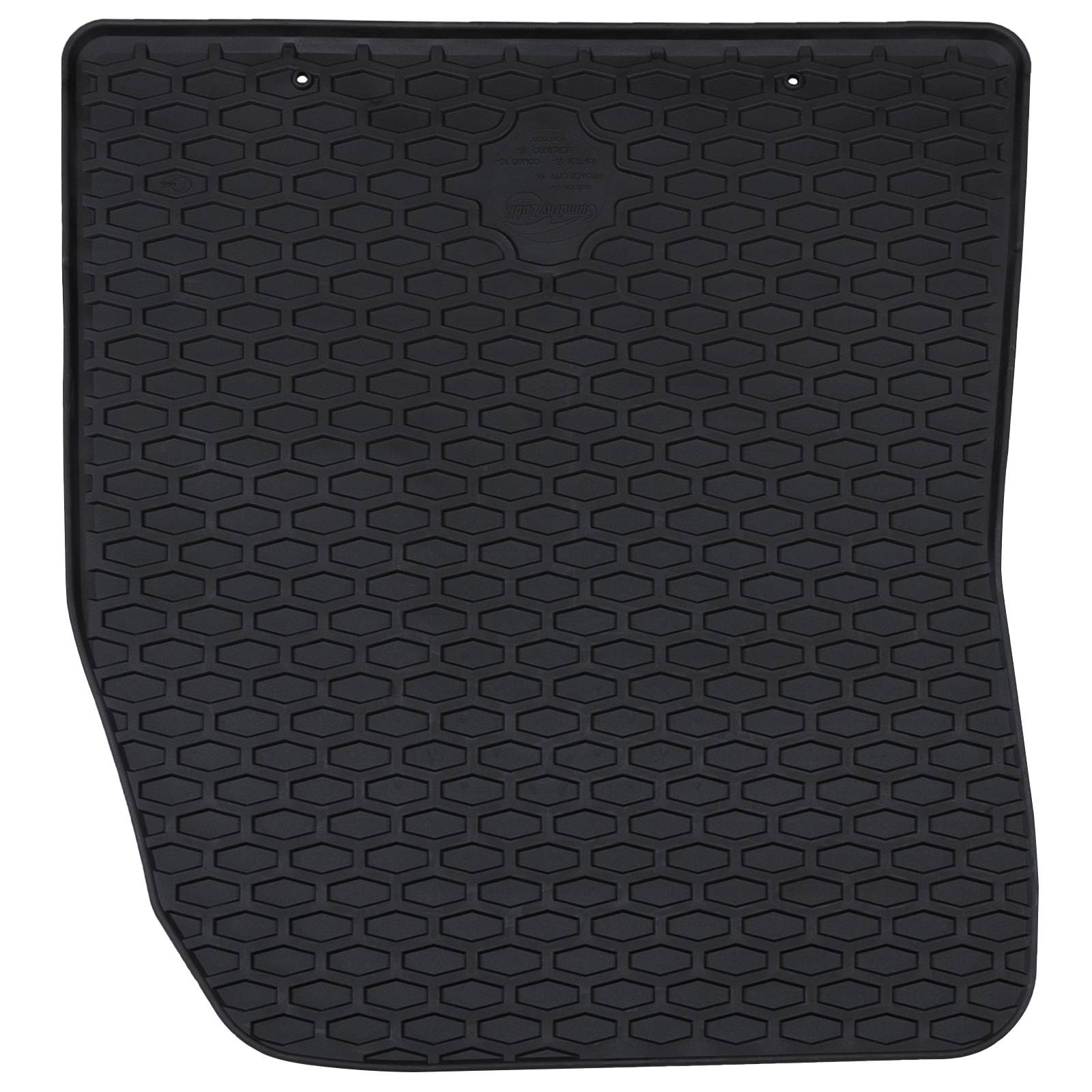 Autofußmatte 4 pcs Schwarz Gummi