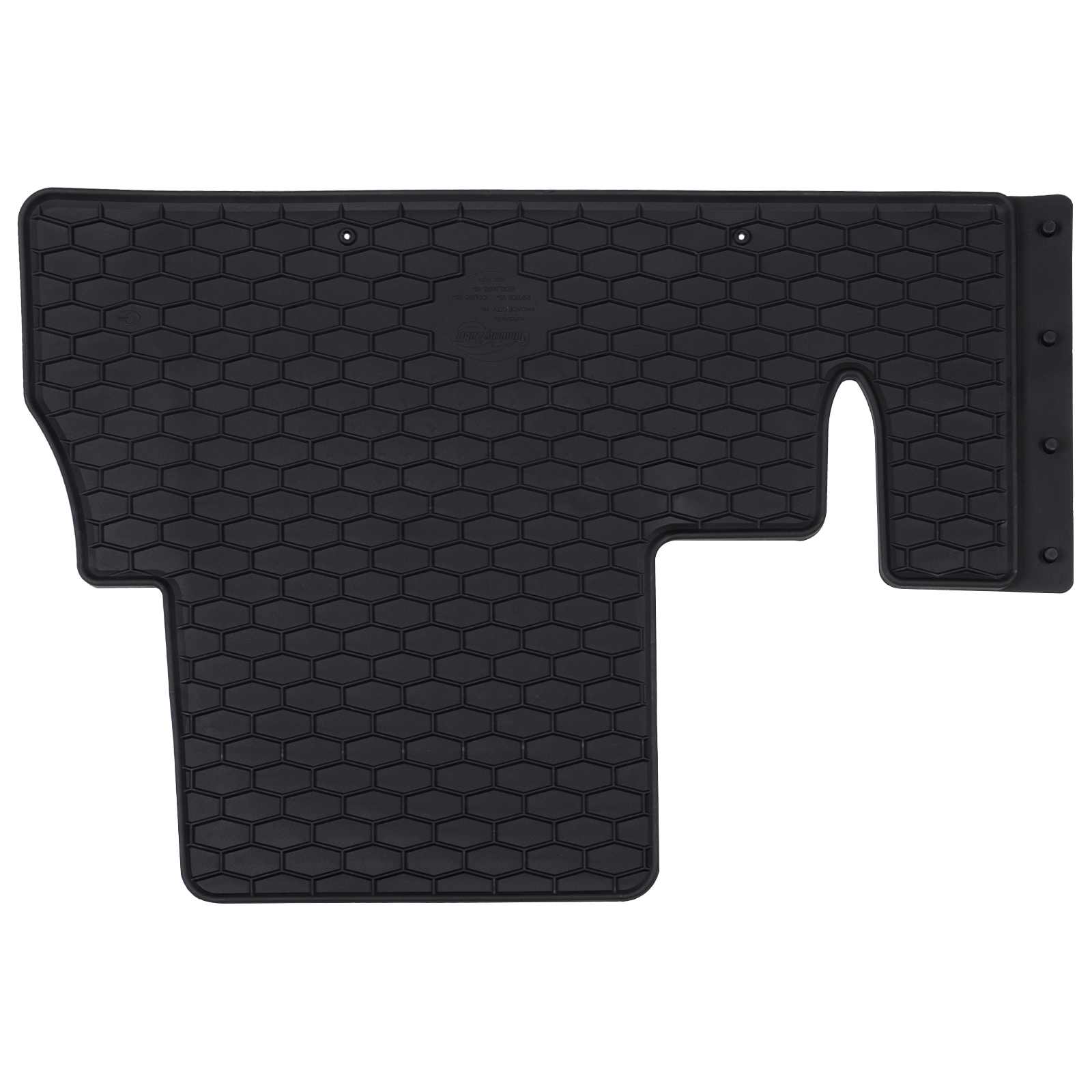 Autofußmatte 4 pcs Schwarz Gummi