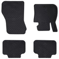 Autofußmatte 4 pcs Schwarz Geeignet für BMW 1er 2017- Gummi