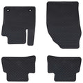 Autofußmatte 4 pcs Schwarz Gummi
